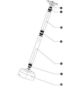 BOSCHVEZ-A4-PW VEZ-400系列桿裝支架